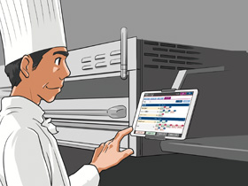 キッチンタブレット